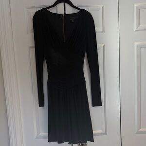 Ted Baker Elegant Black Long Sleeve Dress